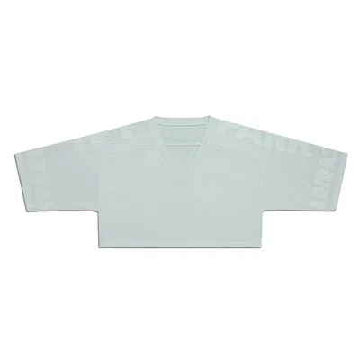 Pre-owned Adidas Originals Women's Adidas Ivy Park Knit Crop Jersey (plus Size) In Green Tint