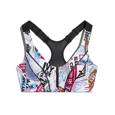 Pre-owned Adidas Originals Women's Adidas Ivy Park Mediumsupport Ski Tag Bra