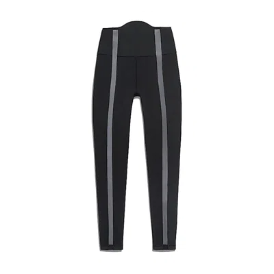 Pre-owned Adidas Originals Women's Adidas Ivy Park Mesh Panel Tights In Black