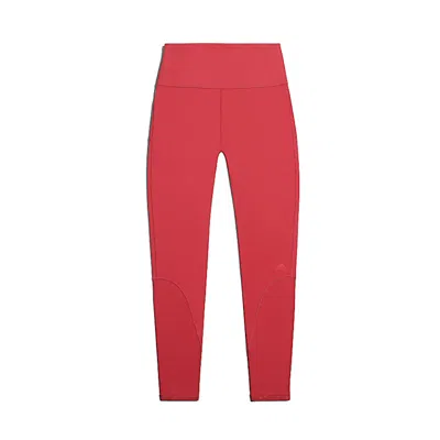 Pre-owned Adidas Originals Women's Adidas Ivy Park Rib Panel Tights In Real Coral