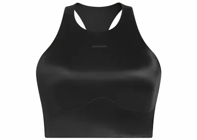 Pre-owned Adidas Originals Women's Adidas Ivy Park Shiny Razorback Bra (plus Size) In Black