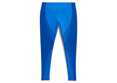 Pre-owned Adidas Originals Women's Adidas Ivy Park Tights (plus Size) In Glory Blue/team Royal Blue