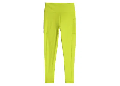 Pre-owned Adidas Originals Women's Adidas Ivy Park X Peloton Power Tights In Shock Lime/focus Olive