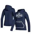 Adidas Originals Adidas Navy New York Rangers Team Pullover Hoodie In Royal