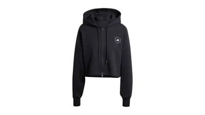 Pre-owned Adidas Originals Women's Adidas Sportswear Cropped Hoodie In Black