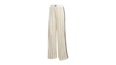 Pre-owned Adidas Originals Women's Adidas Summer Glow Firebird Track Tracksuit Pants In Wonder White