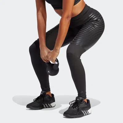 Adidas Originals Women's Adidas Techfit Control X Rheon Full-length Leggings In Black