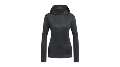 Pre-owned Adidas Originals Women's Adidas Ultimate365 Printed Hoodie In Carbon
