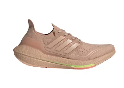 Pre-owned Adidas Originals Women's Adidas Ultra Boost 21 Sneakers In Ash Pearl/hazy Rose In Multi