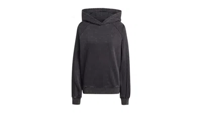 Pre-owned Adidas Originals Women's Adidas Washedout Boyfriendfit Hoodie In Black