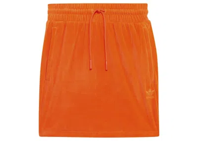 Pre-owned Adidas Originals Women's Adidas X Jeremy Scott Skirt In App Signal Orange