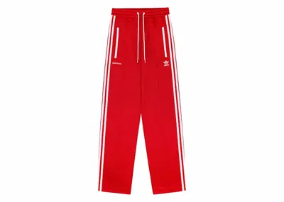 Pre-owned Adidas Originals Women's Adidas X Sporty & Rich Track Pants (asia Sizing) In Sports Red/white
