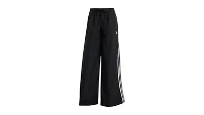 Pre-owned Adidas Originals Women's Adilenium Season 3 Oversized Track Pants In Black