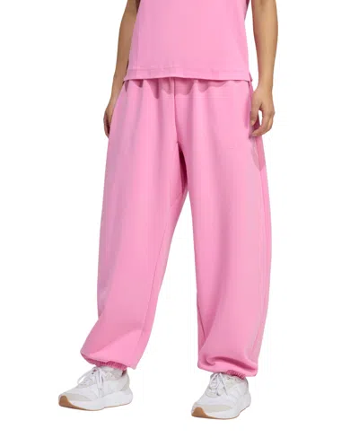 Adidas Originals Women's All Szn Soft Lux Loose Pants In Pink