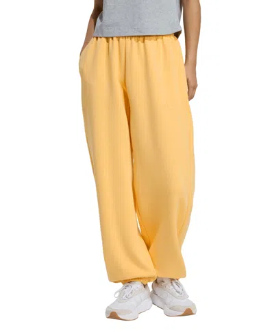 Adidas Originals Women's All Szn Soft Lux Loose Pants In Yellow