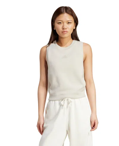 Adidas Originals Women's All Szn Soft Lux Tank Top In Gray