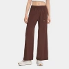 Adidas Originals Women's Loose Wide Leg Pants In Burgundy