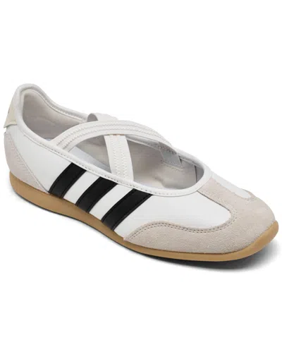 Adidas Originals Women's Barreda Mary Jane Sneakers From Finish Line In Neutral