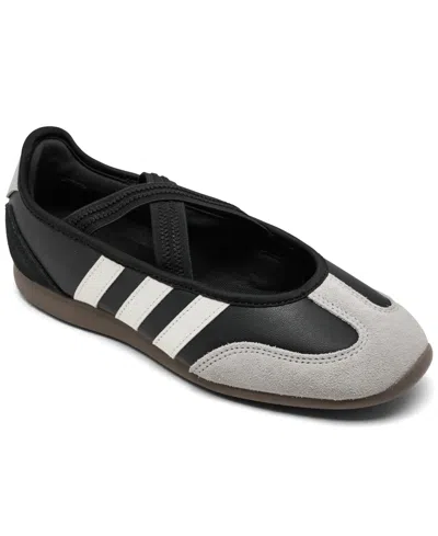 Adidas Originals Women's Barreda Mary Jane Sneakers From Finish Line In Black