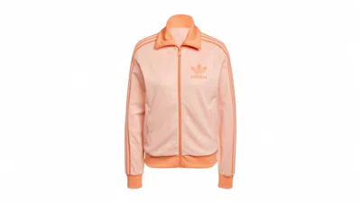 Pre-owned Adidas Originals Women's Beckenbauer Track Top In Glow Pink