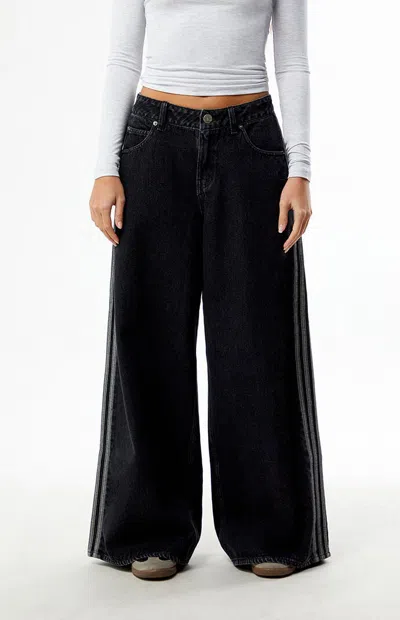 Adidas Originals Women's Black Firebird Adilenium Denim Track Pants