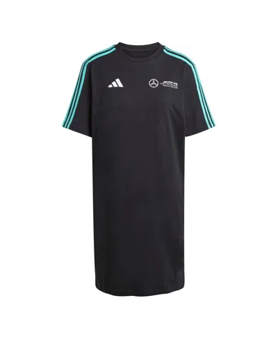 Adidas Originals Women's Black Mercedes-amg Petronas F1 Team Fan Wear Dna Alphaskin Dress