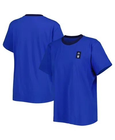 Adidas Originals Women's Blue Italy National Team Training T-shirt