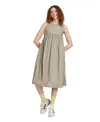 Adidas Originals Womens Adidas City Escape Summer Dress In Putty Beige