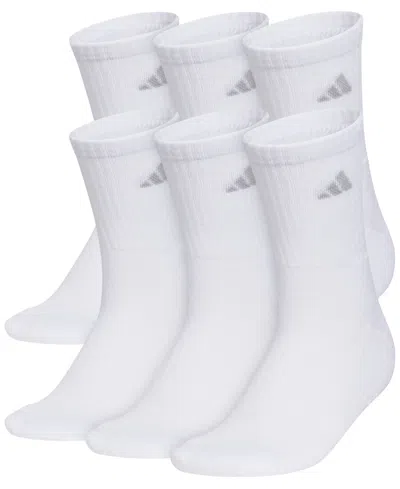 Adidas Originals Women's Classic Cushioned Crew Socks, 6-pack In White