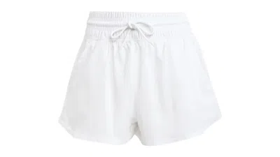 Pre-owned Adidas Originals Women's Club Climacool Shorts In White