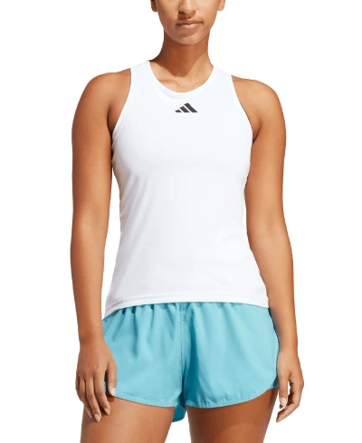 Adidas Originals Club Tennis Recycled Polyester Tank Top In White