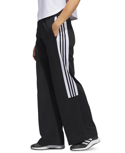 Adidas Originals Women's Colorblocked Tricot Pants In Black,white