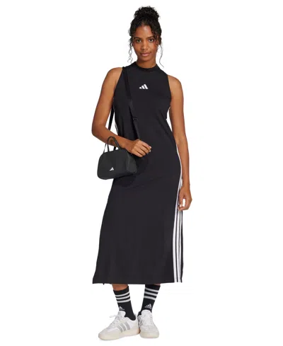 Adidas Originals Women's Cotton-blend Sleeveless Racerback Maxi Dress