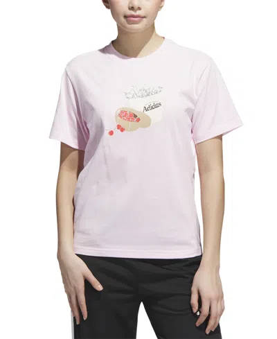 Adidas Originals Women's Cotton Farmer's Market Graphic T-shirt