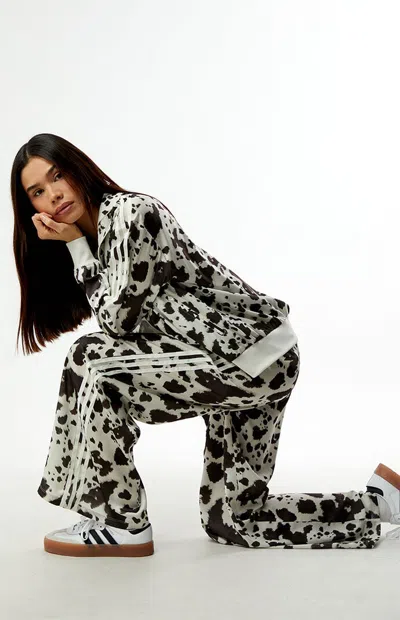 Adidas Originals Cow-print Track Pants In Multi