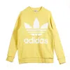 Adidas Originals Women's Crew Oversized Sweat Sand In Yellow