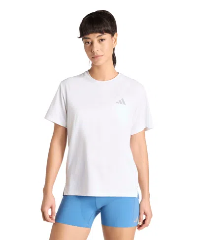 Adidas Originals Women's Crewneck Short-sleeve T-shirt In Blue