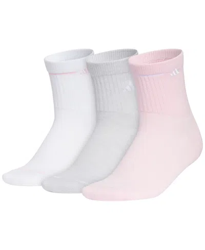Adidas Originals Women's Cushioned Sport 3.0 3-pack High Quarter Socks In Multi