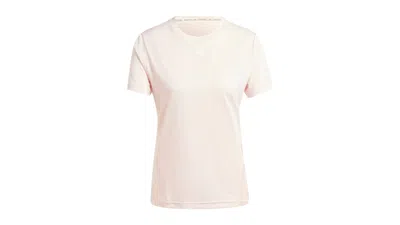 Pre-owned Adidas Originals Women's Designed For T-shirt In Sandy Pink