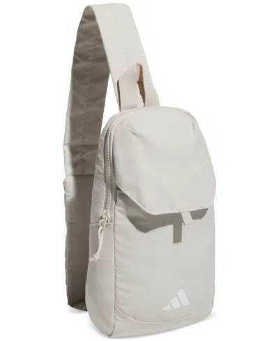 Adidas Originals Women's Essentials 3 Sling Crossbody Bag In Wonder Alumina Grey