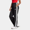 Adidas Originals Adidas Women's 3-stripes Fleece Wide Pant In Black