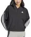 Adidas Originals Women's Essentials 3-stripes Lifestyle Bomber Jacket In Black