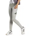 Adidas Originals Women's Essentials Big Logo Cotton Leggings In Gray