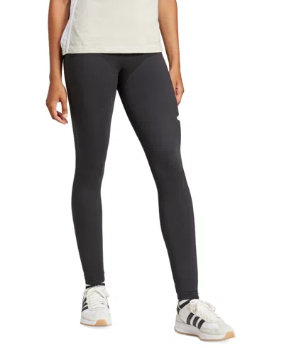 Adidas Originals Women's Essentials Big Logo Cotton Leggings In Black,white
