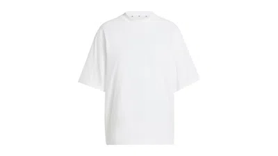 Pre-owned Adidas Originals Women's Essentials Contemporary Logo Boyfriend T-shirt In White