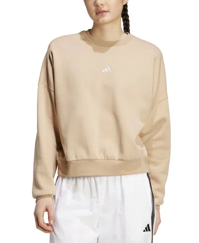 Adidas Originals Women's Essentials Crewneck Small-logo Sweatshirt