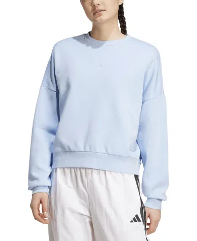 ADIDAS ORIGINALS WOMEN'S ESSENTIALS CREWNECK SMALL-LOGO SWEATSHIRT