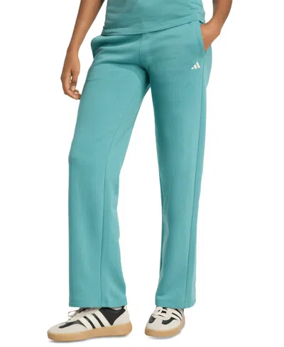 Adidas Originals Women's Essentials Feel Cozy Mid-rise Open-hem Pants