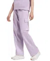 Adidas Originals Women's Essentials Fleece Cargo Sweatpants In Purple