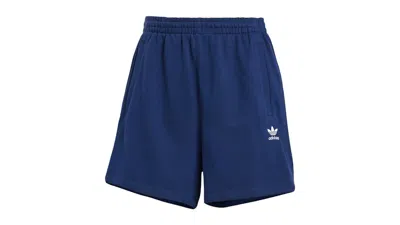 Pre-owned Adidas Originals Women's Essentials French Terry Shorts In Night Indigo